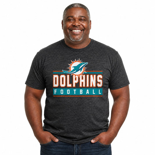 Miami Dolphins  NFL MVP True Fan T-Shirt - Charcoal