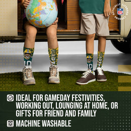 Green Bay Packers Youth NFL Player Stripe Sock - Green