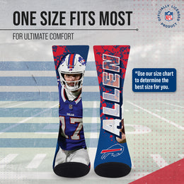 Buffalo Bills NFL Youth Player Stripe Sock - Blue