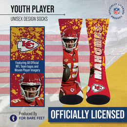 Kansas City Chiefs NFL Youth Player Stripe Sock - Red #15