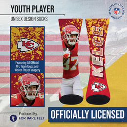 Kansas City Chiefs NFL Youth Player Stripe Sock - Red