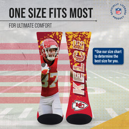 Kansas City Chiefs NFL Youth Player Stripe Sock - Red