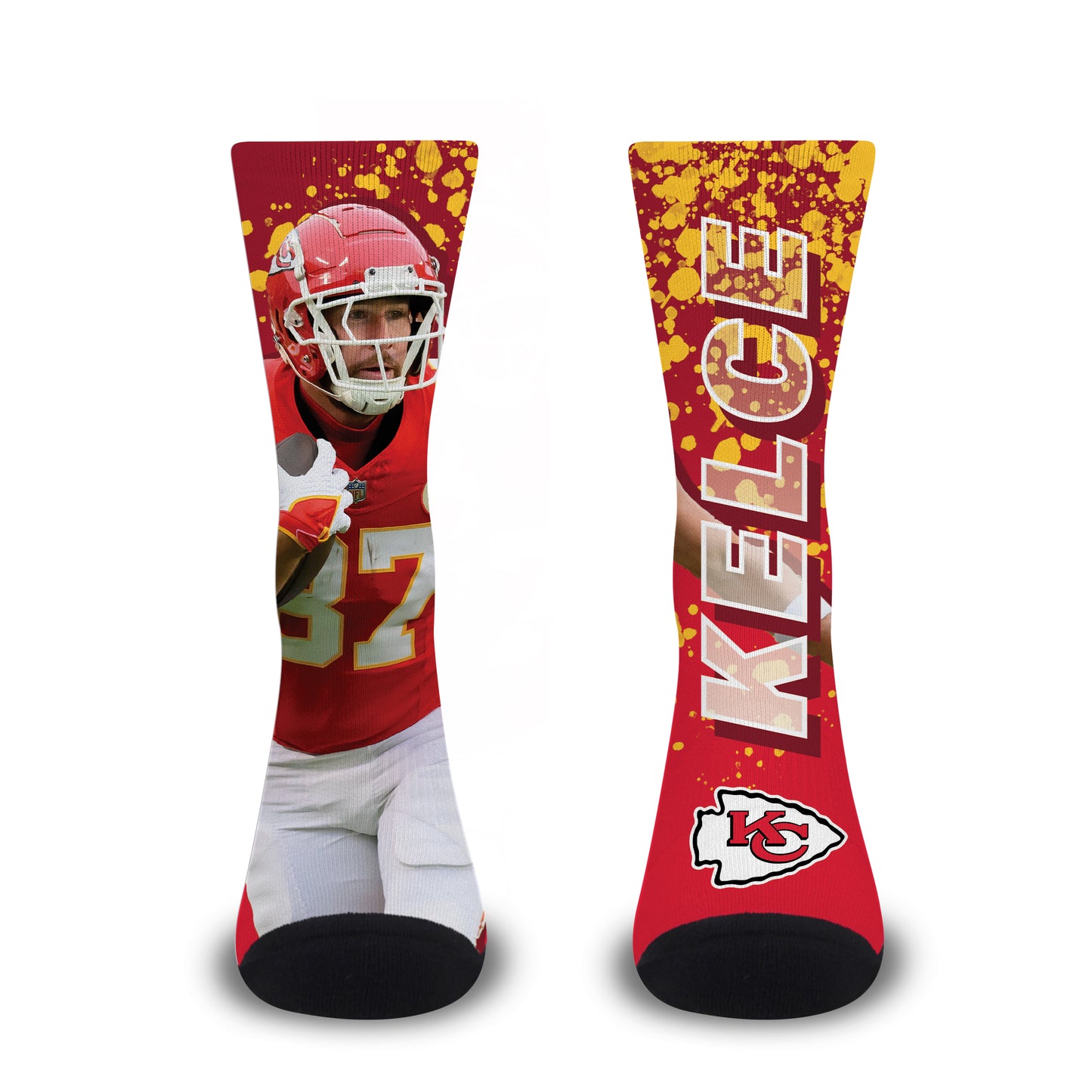 Kansas City Chiefs NFL Youth Player Stripe Sock - Red