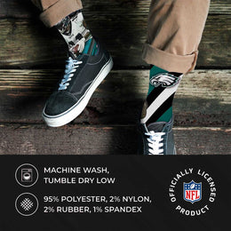 Philadelphia Eagles NFL Adult Player Stripe Sock - Black #11