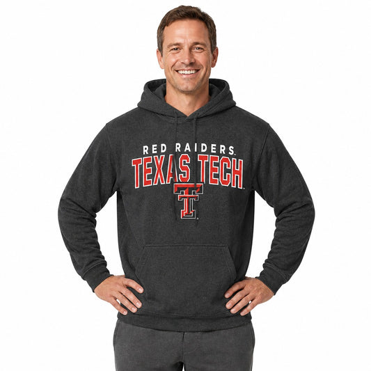 Texas Tech Red Raiders  Starting Fresh Fleece Hoodie - Black Heather