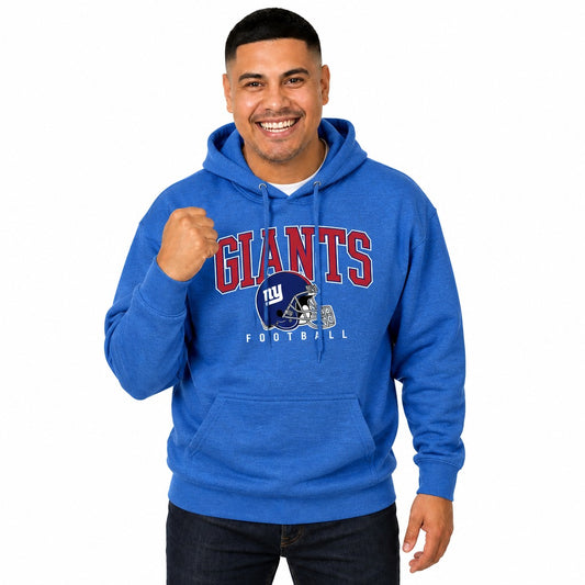 New York Giants  NFL All Star Soft Fleece Hoodie for Men and Women - Blue Heather