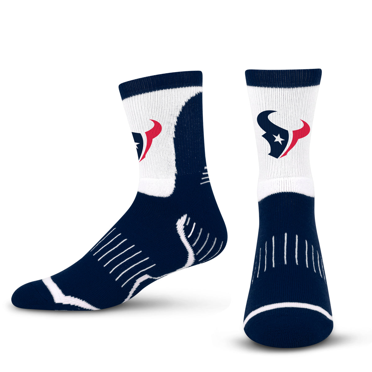 Houston Texans NFL Performance Quarter Length Socks - Navy