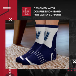 Villanova Wildcats NCAA Youth Surge Team Mascot Quarter Socks - Navy