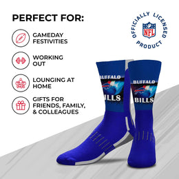 Buffalo Bills NFL Youth Zoom Location Crew Socks - Royal