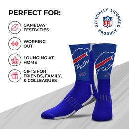 Buffalo Bills NFL Youth V Curve Socks - Royal
