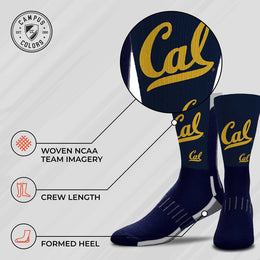 Cal Golden Bears NCAA Youth University Socks - Navy