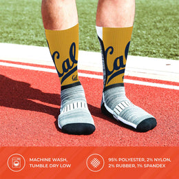 Cal Golden Bears NCAA Youth University Socks - Yellow