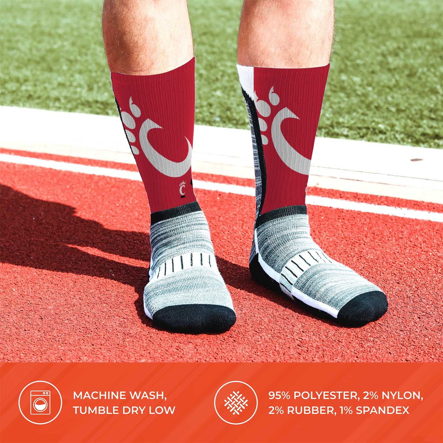 Cincinnati  Bearcats NCAA Youth University Socks - Red