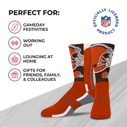 Cleveland Browns NFL Youth V Curve Socks - Orange