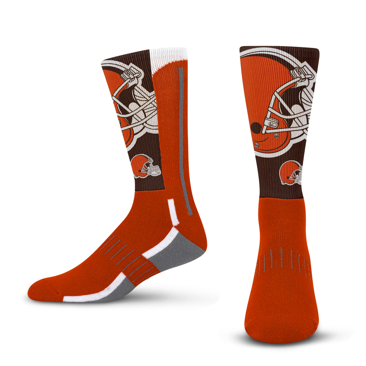Cleveland Browns NFL Youth V Curve Socks - Orange