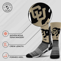 Colorado Buffaloes NCAA Youth University Socks - Black