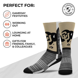 Colorado Buffaloes NCAA Youth University Socks - Black