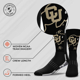 Colorado Buffaloes NCAA Youth University Socks - Team Color