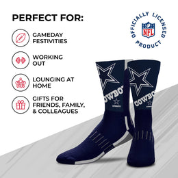 Dallas Cowboys NFL V Curve  Socks - Blue