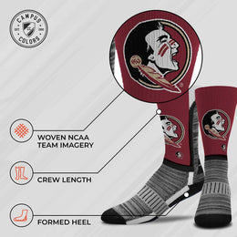 Florida State Seminoles NCAA Youth University Socks - Maroon