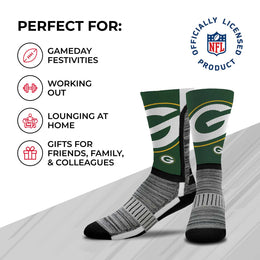 Green Bay Packers NFL Youth V Curve Socks - Green