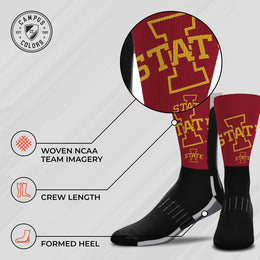 Iowa State Cyclones NCAA Youth University Socks - Black