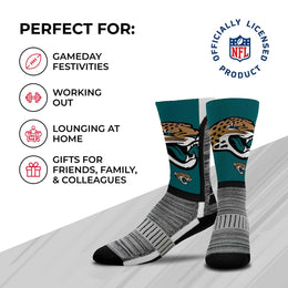 Jacksonville Jaguars NFL Adult Curve Socks - Teal