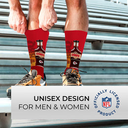 Kansas City Chiefs NFL Youth Zoom Location Crew Socks - Red