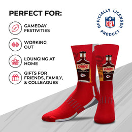 Kansas City Chiefs NFL Youth Zoom Location Crew Socks - Red