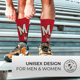 Maryland Terrapins NCAA Youth University Socks - Cardinal