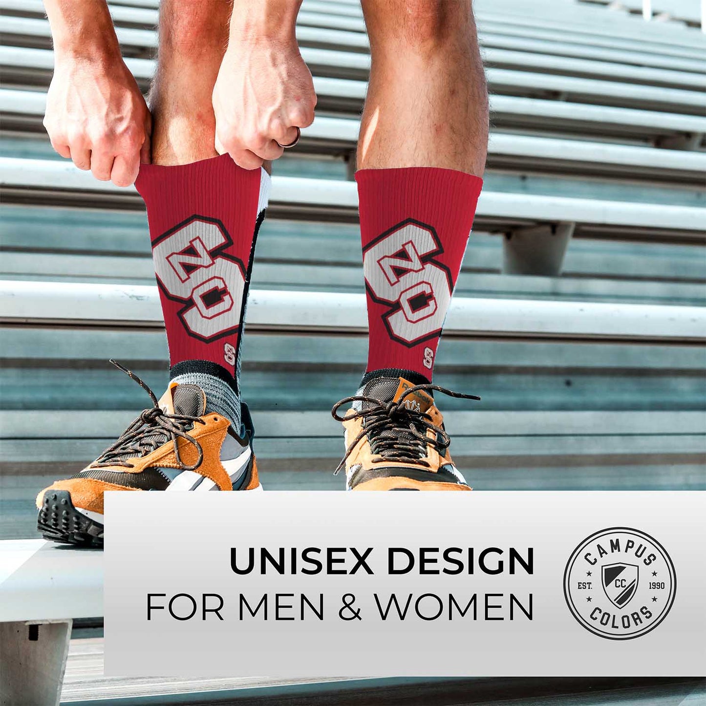 NC State Wolfpack NCAA Youth University Socks - Red