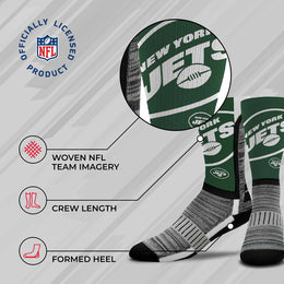 New York Jets NFL V Curve  Socks - Green