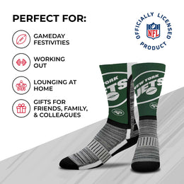 New York Jets NFL V Curve  Socks - Green
