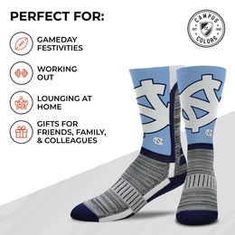 North Carolina Tar Heels NCAA Youth University Socks - Carolina Blue
