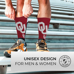 Oklahoma Sooners NCAA Youth University Socks - Black