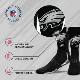 Philadelphia Eagles NFL V Curve  Socks - Charcoal