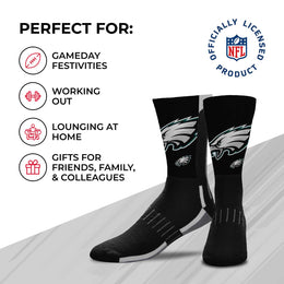 Philadelphia Eagles NFL Youth V Curve Socks - Team Color