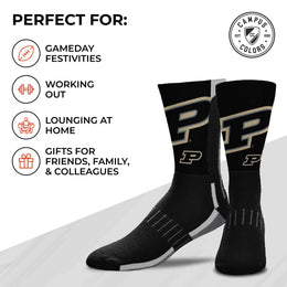 Purdue Boilermakers NCAA Youth University Socks - Graphite
