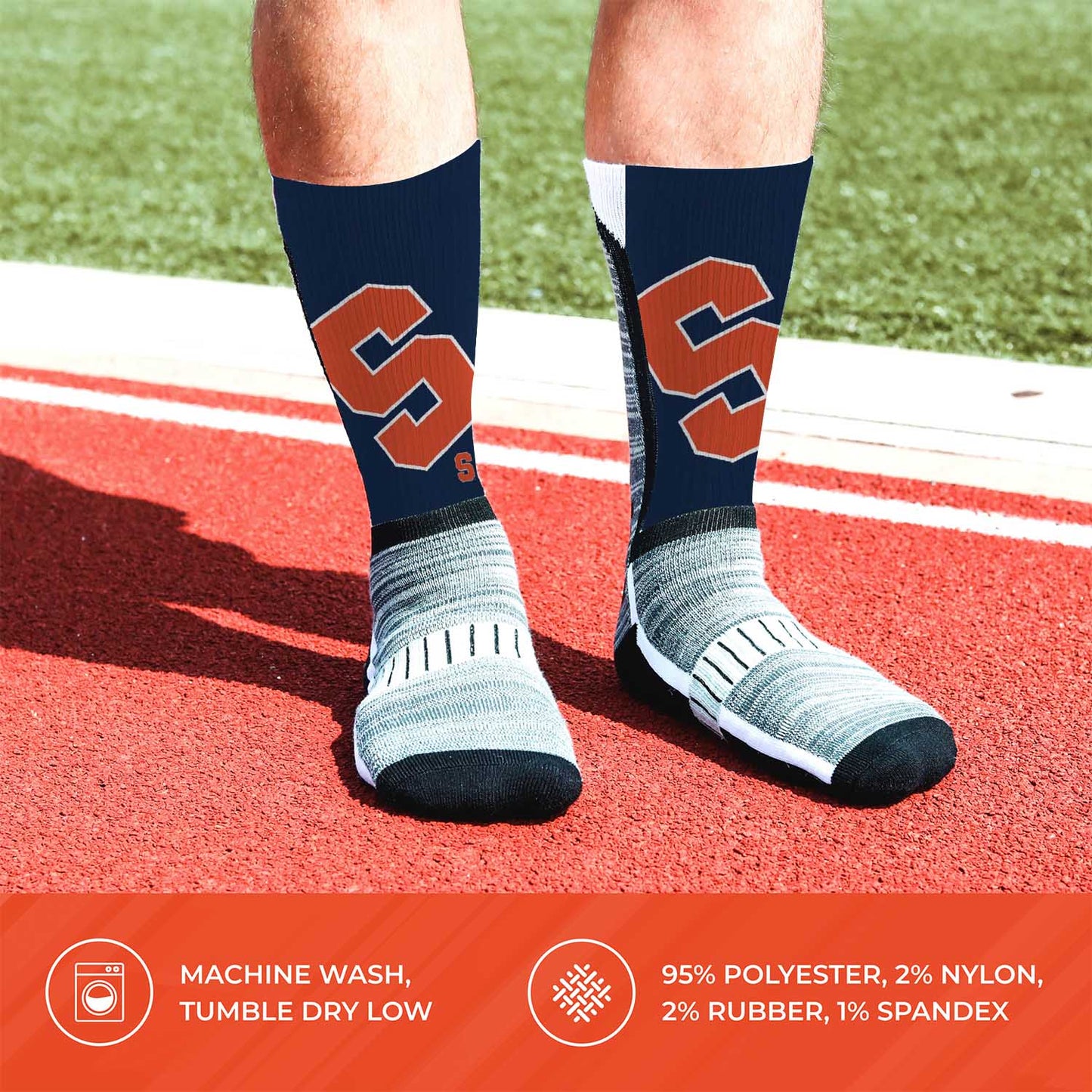 Syracuse Orange NCAA Youth University Socks - Navy