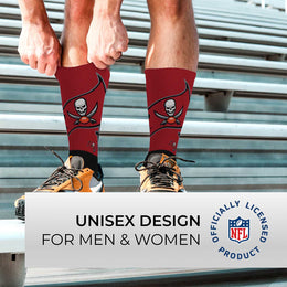 Tampa Bay Buccaneers NFL V Curve  Socks - Black