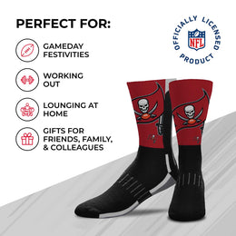 Tampa Bay Buccaneers NFL V Curve  Socks - Black