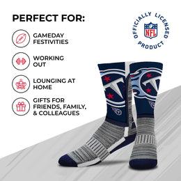 Tennessee Titans NFL Youth V Curve Socks - Navy