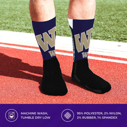 Washington Huskies NCAA Youth University Socks - Purple