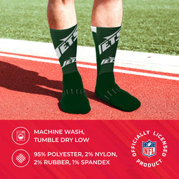 New York Jets NFL V Curve  Socks - Team Color