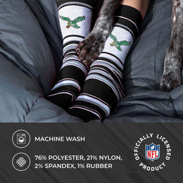 Philadelphia Eagles NFL Argyle  Dress Socks - Team Color