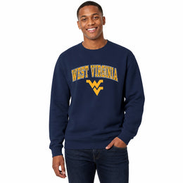 West Virginia Mountaineers Crewneck Sweatshirt for Men and Women - Navy