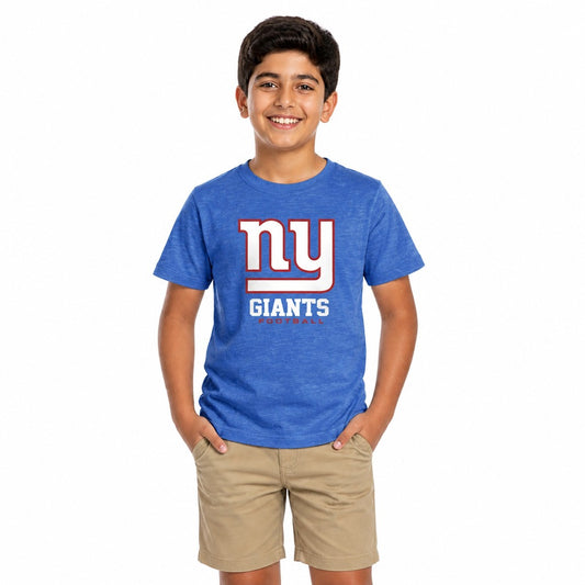 New York Giants  Youth NFL Logo Short Sleeve Tee - Royal
