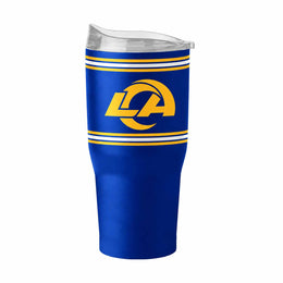 Los Angeles Rams  30 oz Stripe Powder Coat Tumbler | NFL Stainless - Royal
