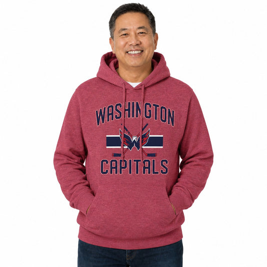 Washington Capitals  Faceoff Fleece Hoodie - Red