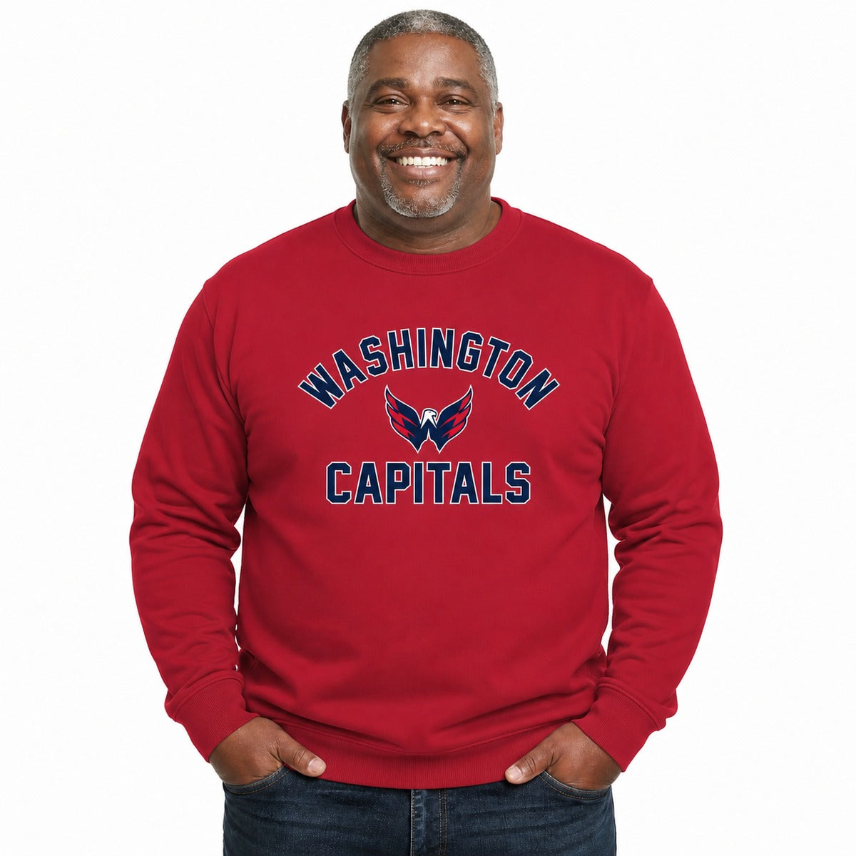 Washington Capitals NHL Gameday Crewneck Sweatshirt Men Women Unisex - Red